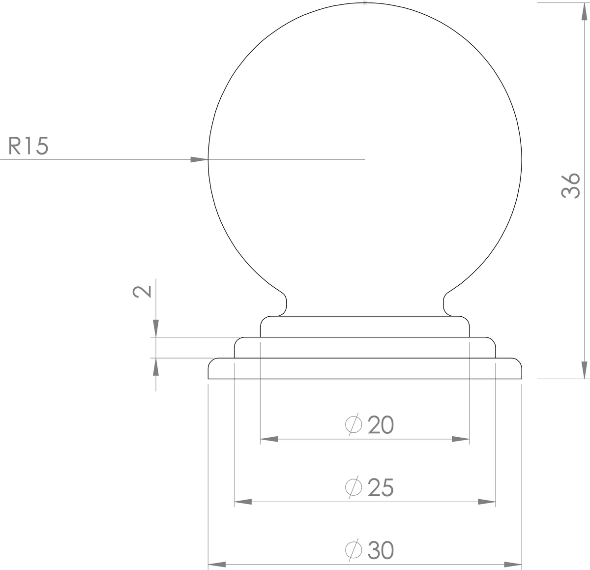 FLUSHE 2.0 square flush plate kit technical drawing with round button and dimensions