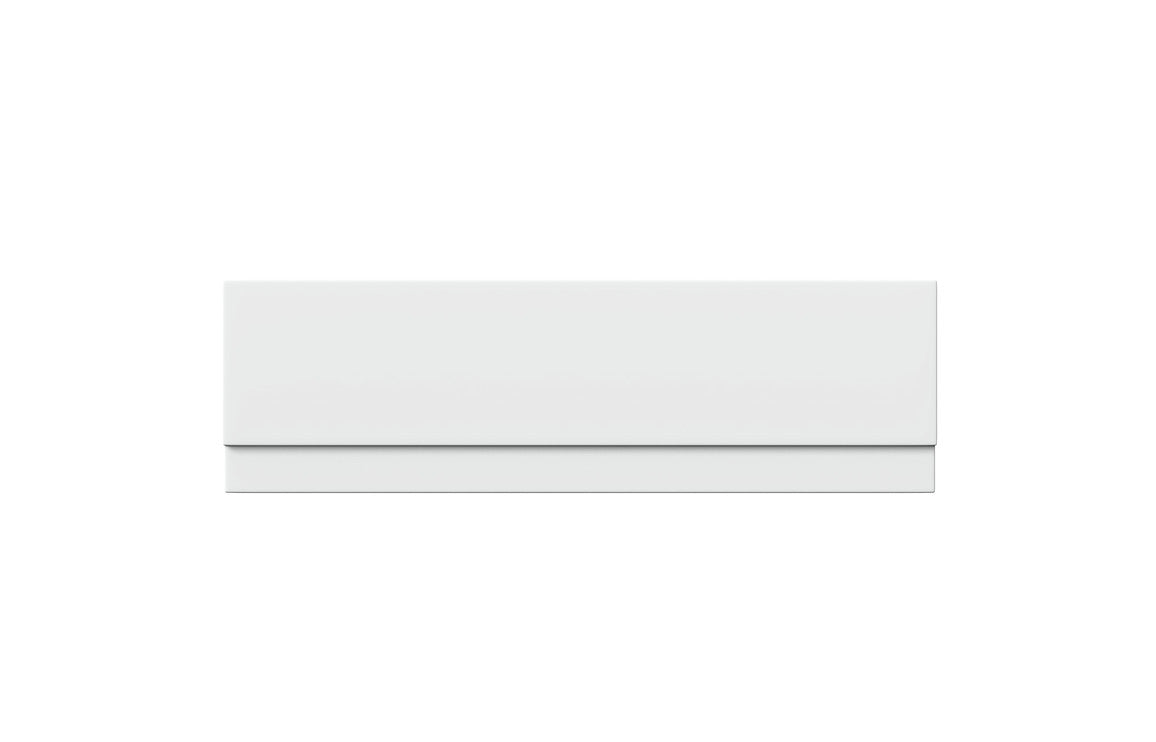White rectangular flush panel with centered horizontal ledge