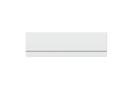 White rectangular flush panel with centered horizontal ledge