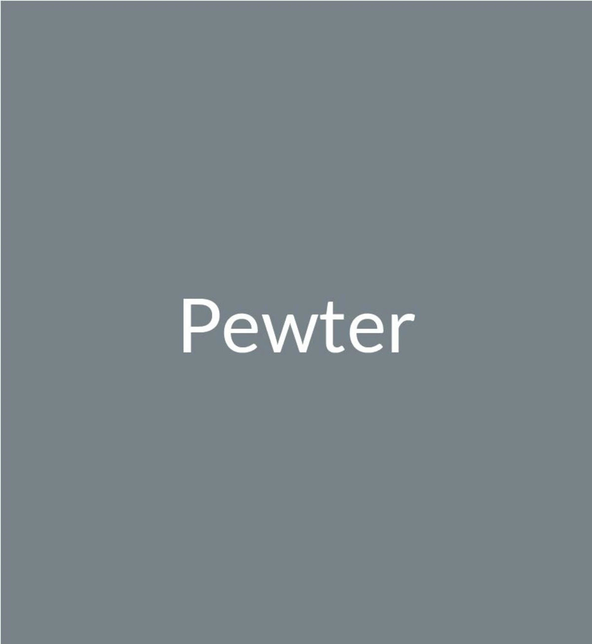 Pewter straight glass splashback color sample