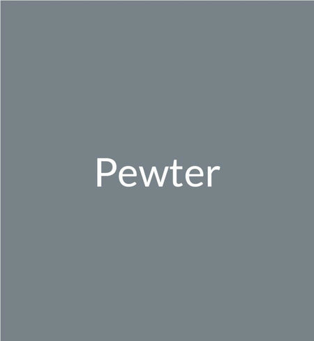 Pewter straight glass splashback color sample