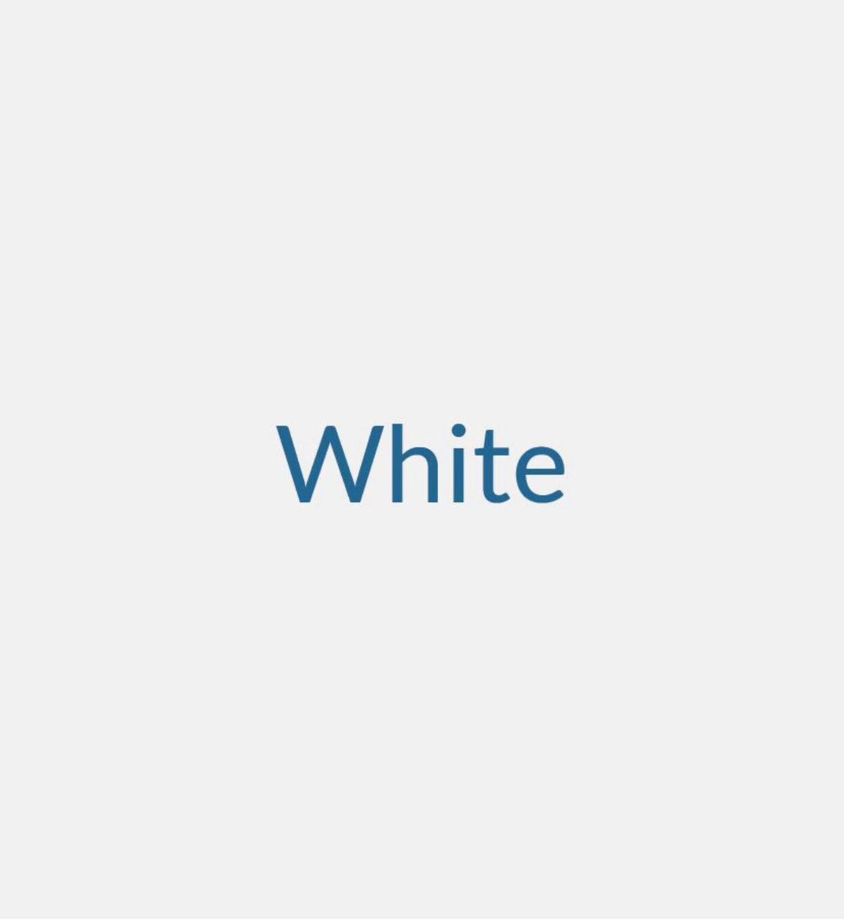 White straight glass splashback color sample