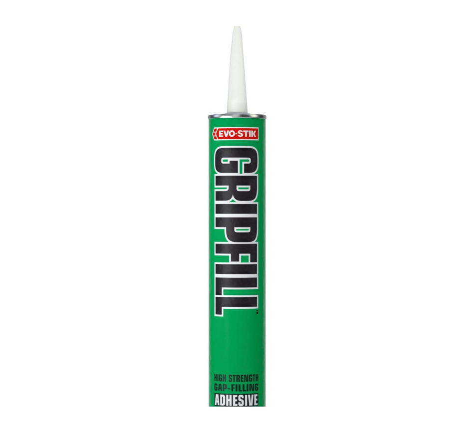 EVO-STIK Gripfill gap-filling adhesive cartridge, buff color, 350ml