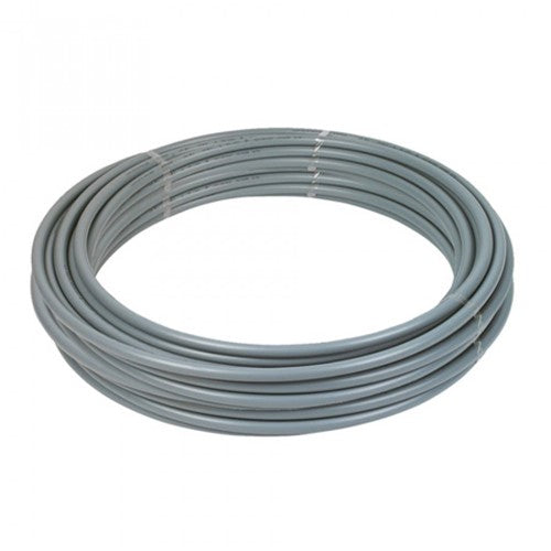 Polypipe grey polybutylene barrier pipe coil, 15mm x 25m
