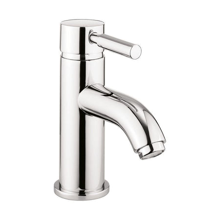 Crosswater Fusion single-hole basin mixer tap, polished chrome with lever handle